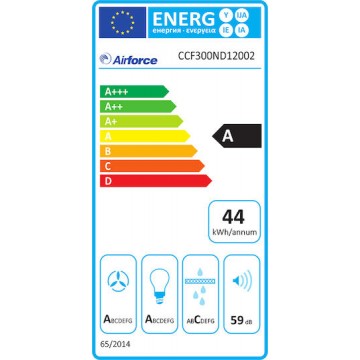 Airforce F300 NoDrop IX/A/120 Απορροφητήρας Καμινάδα 120cm Inox Airforce F300 NoDrop IX/A/120 Απορροφητήρας Καμινάδα 120cm Inox